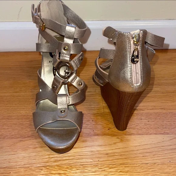 G by Guess Wedge Gladiator Sandals - Picture 2 of 3